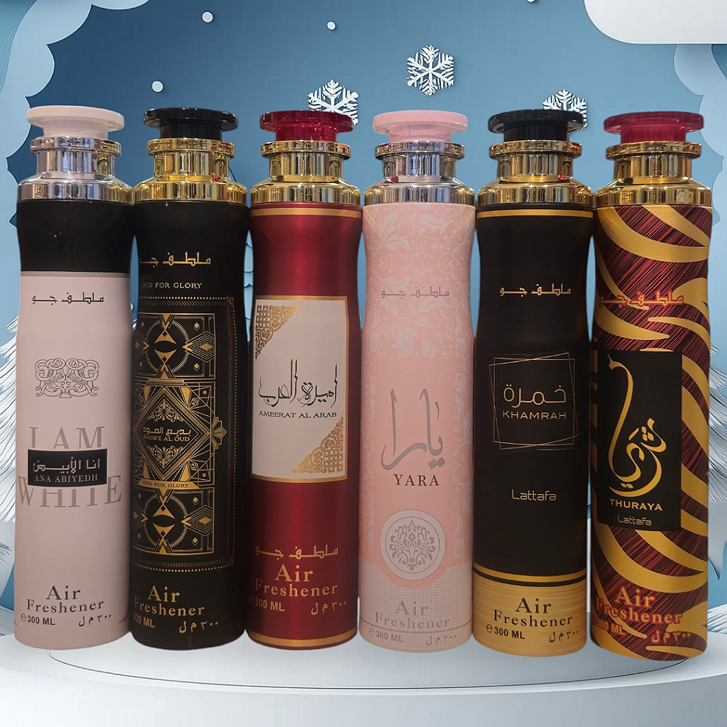 Pack de 6 Deodorisans Lattafa 300ml